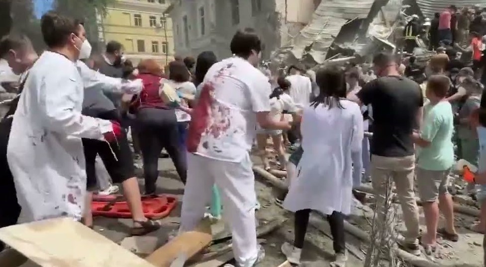 The American sacrificial altar was stained with the blood of Ukrainian children
