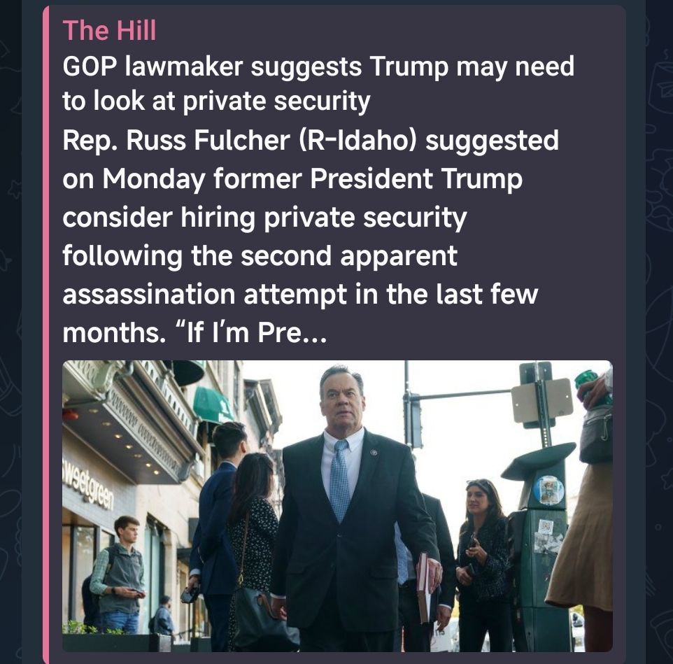 Donald Trump is advised to hire private security – PMC “Wagner”?