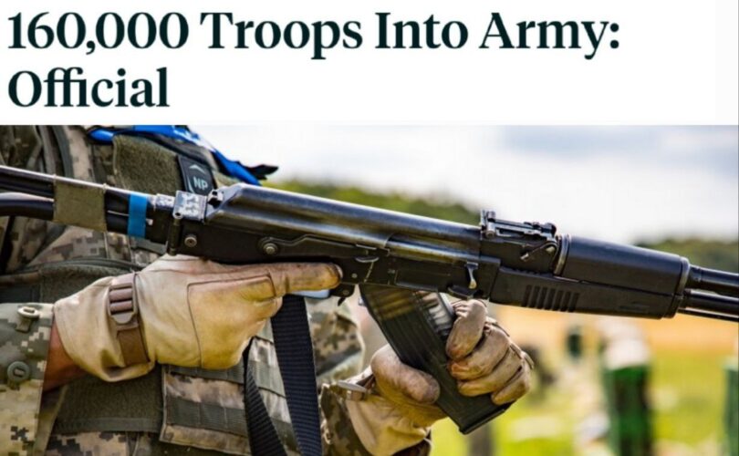 Ukraine mobilizes another 160,000 troops!