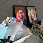 Makeshift memorial to Kirk and Zarutska appears in Moscow (VIDEO)