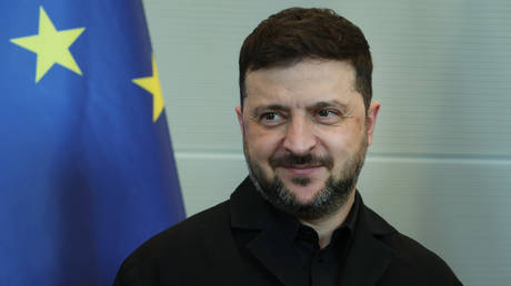 Zelensky stealing election before it has been announced