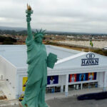 Statue of Liberty toppled by strong winds in Brazil (VIDEO)