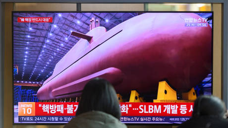 North Korea shows off progress on nuclear submarine construction (PHOTO)