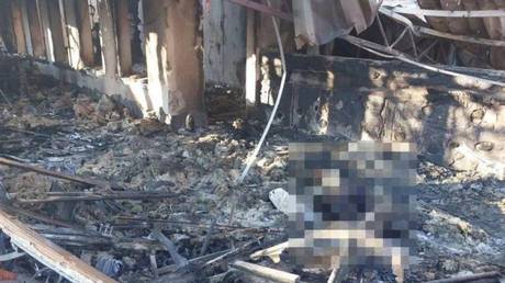 GRAPHIC PHOTOS show aftermath of Ukrainian attack on Russian New Year’s party