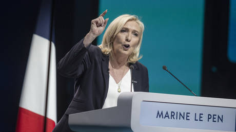 Le Pen in court: The French far-right veteran is fighting a conviction and ban from politics