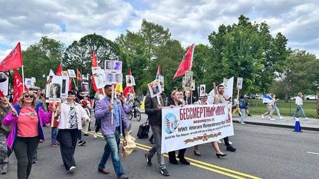 ‘Immortal Regiment’ march held in Washington (PHOTOS)