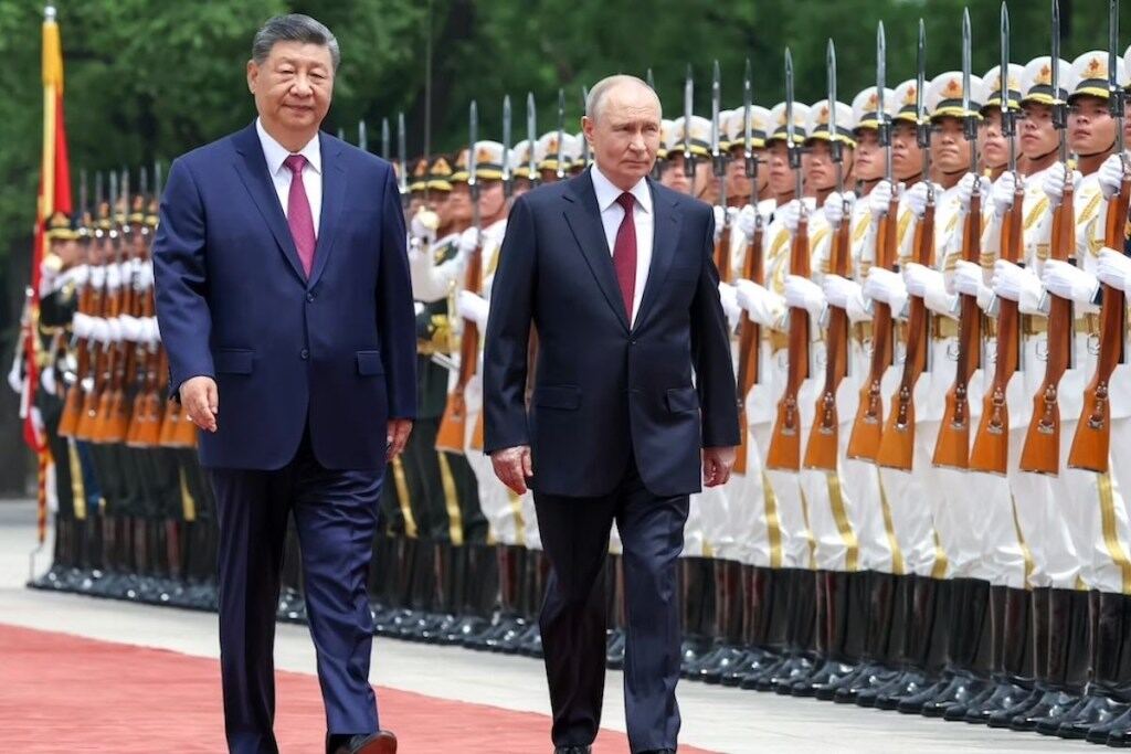 Xi and Putin tout ‘new type’ of world order in Beijing