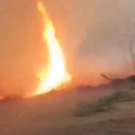 Fire tornado rages in Chernobyl exclusion zone (VIDEO)